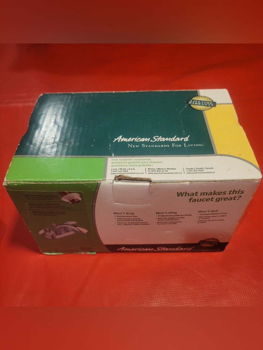 American Standard model number 6013series Amarilis Heritage Widespread Lavatory